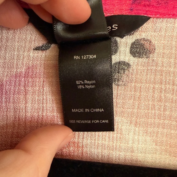 Ali Miles Womens 2X Abstract Tunic Opera Coat Wire Neck Artsy Lagenlook Colorful - Picture 4 of 8